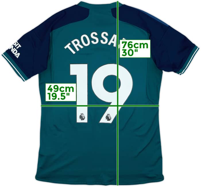 2023-24 Arsenal Third Shirt Trossard #19 - 8/10 - (M)