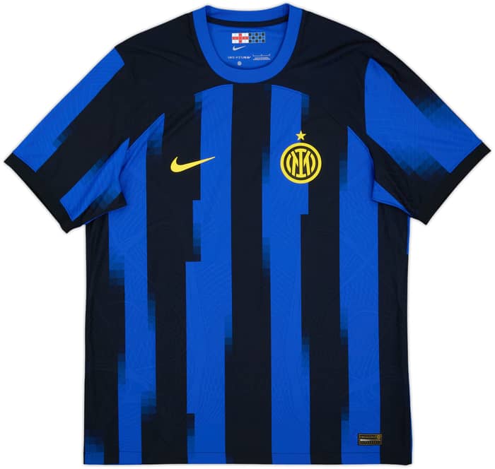 2023-24 Inter Milan Authentic Home Shirt Lautaro #10 - 10/10 - (L)