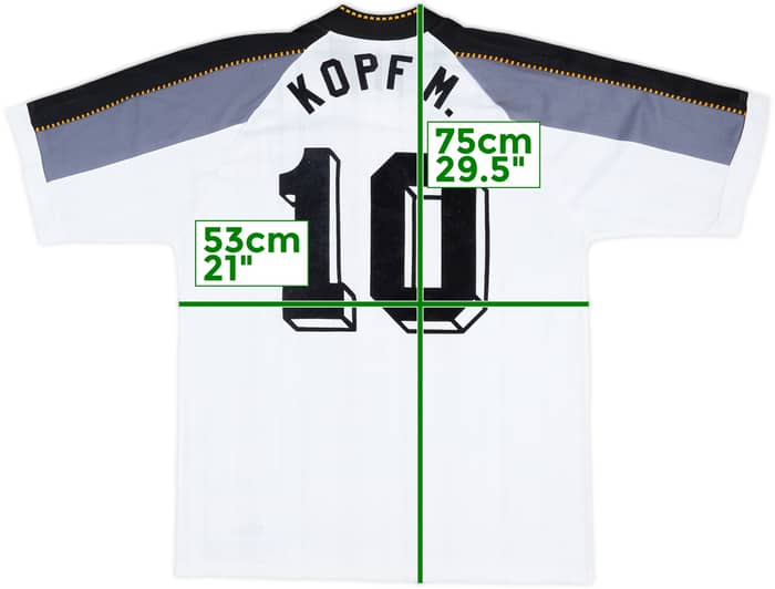 1997 Austria Home Shirt Kopf M. #10 - 8/10 - (M)