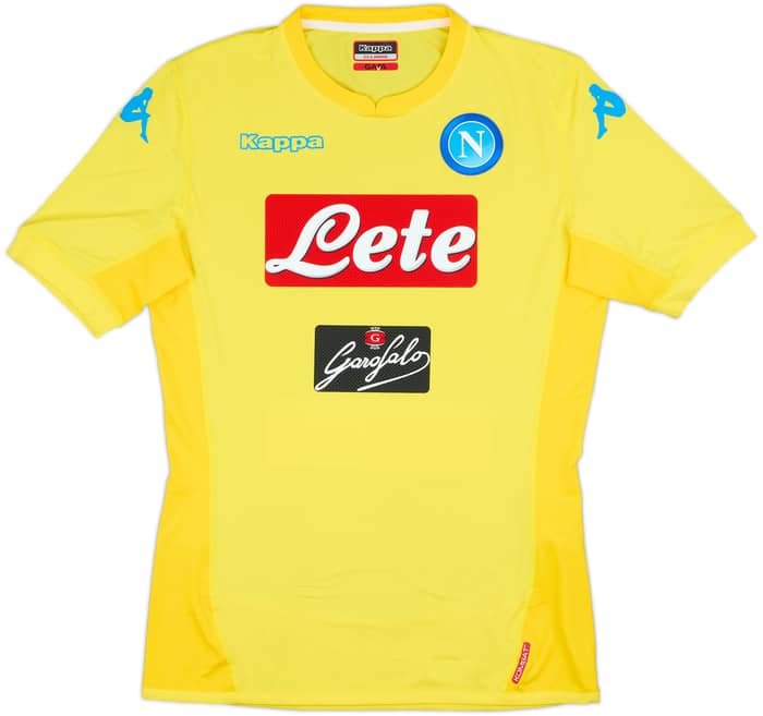 2017-18 Napoli Authentic Away Shirt - 9/10 - (XXL)