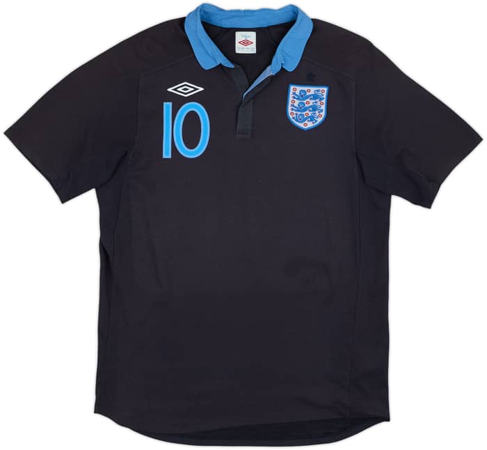 2011-12 England Away Shirt Rooney #10 - 6/10 - (L)