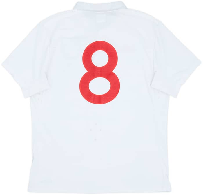 2009-10 England Home Shirt #8 - 7/10 - (L)
