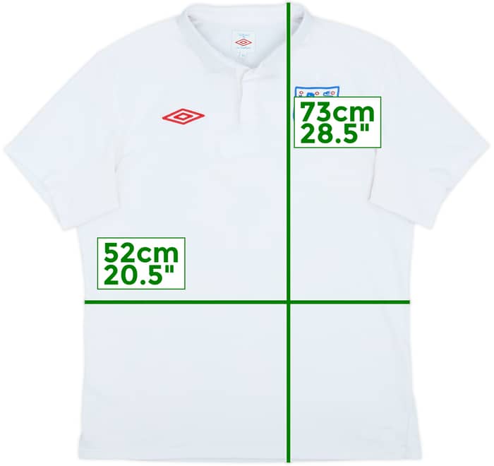 2009-10 England Home Shirt #8 - 7/10 - (L)