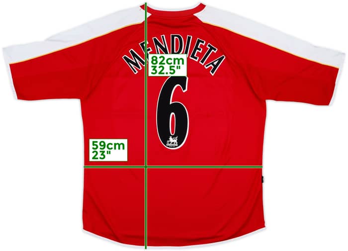 Camiseta de local del Middlesbrough 2006-07 Mendieta #6 - 8/10 - (3XL)