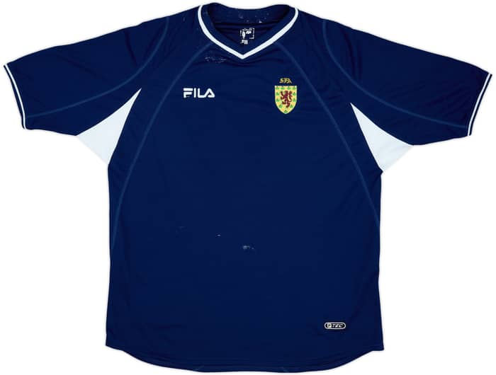 2000-02 Scotland Home Shirt - 5/10 - (XL)
