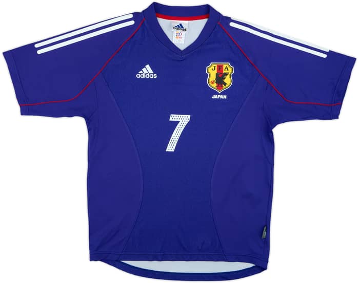 2002-04 Japan Home Shirt Nakata #7 - 8/10 - (M)