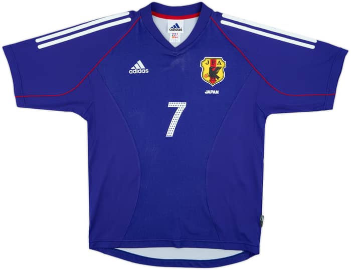 2002-04 Japan Home Shirt Nakata #7 - 8/10 - (M)