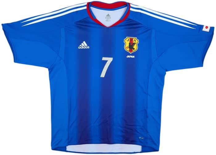 2004-06 Japan Home Shirt Nakata #7 - 8/10 - (L)