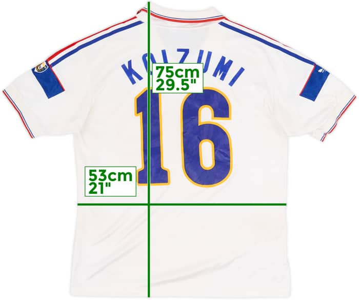 Camiseta de visitante del Nissan Motors 1990 Koizumi #16 - 5/10 - (L/XL)