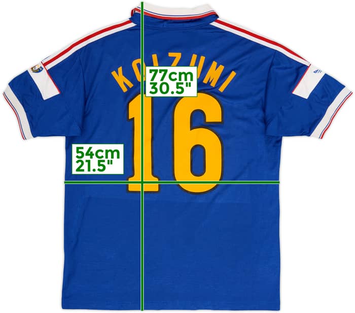 Camiseta de local del Yokohama Marinos 1988 Koizumi #16 - 8/10 - (L)