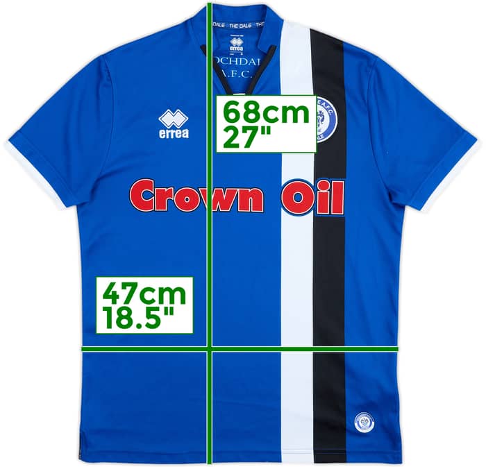 2016-17 Rochdale Home Shirt - 8/10 - (S)