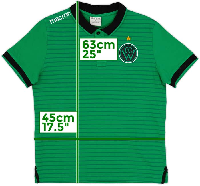 2017-18 Wacker Innsbruck Macron Polo Shirt - 8/10 - (S)