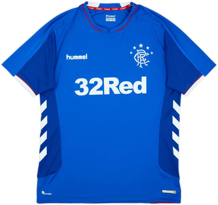 2018-19 Rangers Home Shirt - 9/10 - (XL)