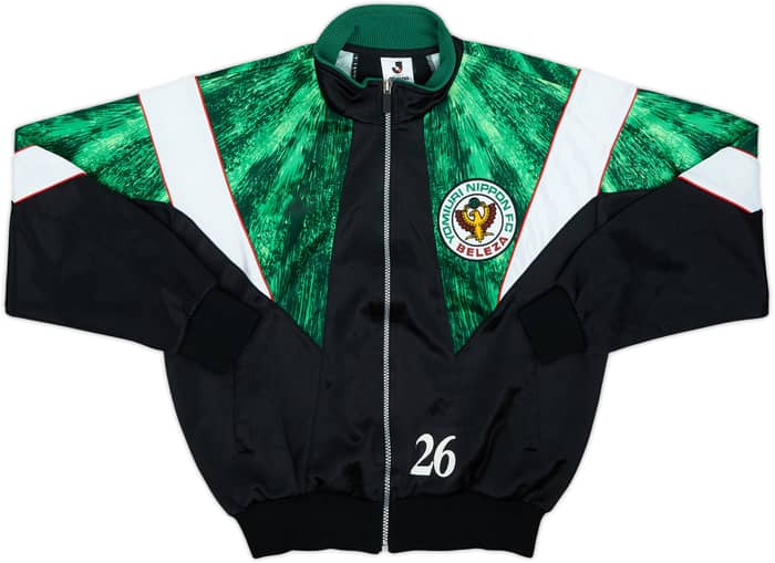 1993-95 Verdy Kawasaki Chamarra de pista Mizuno #26 - 8/10 - (Mujeres L)