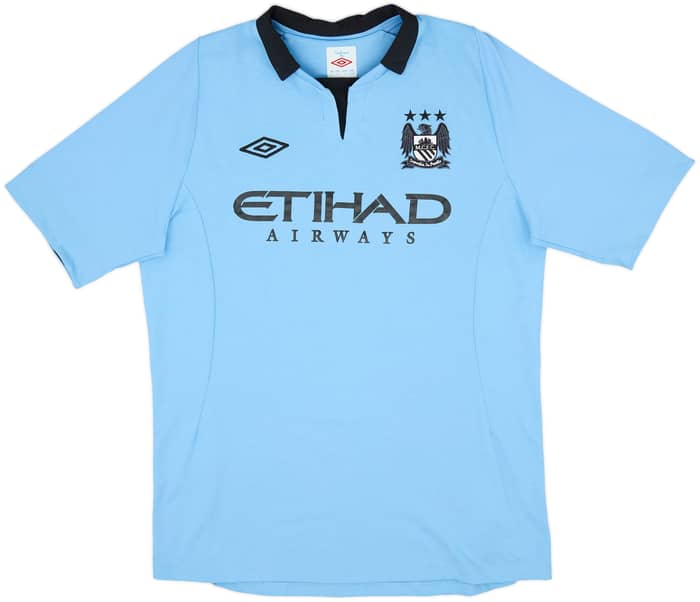 2012-13 Manchester City Home Shirt Kun Aguero #16 - 6/10 - (L)