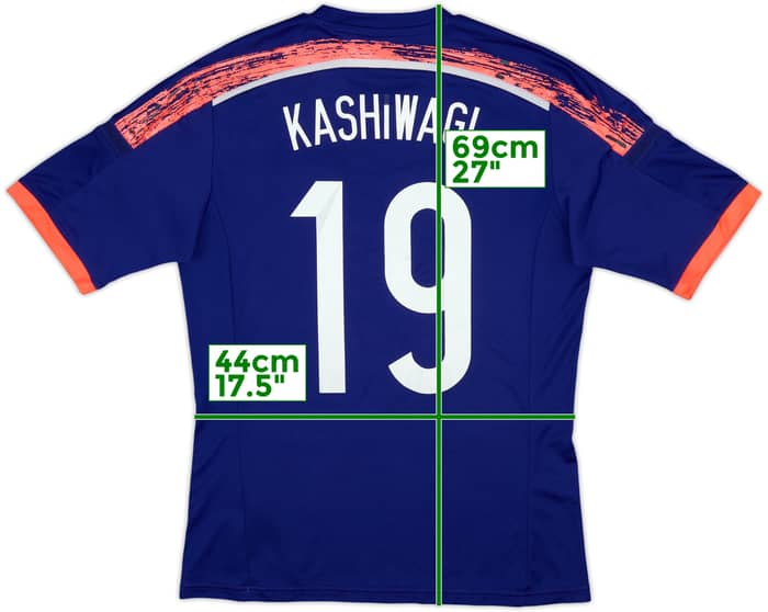 2013-15 Japan Home Shirt Kashiwagi #19 - 5/10 - (M)