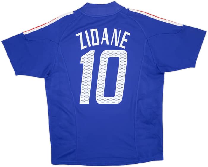 2002-04 France Home Shirt Zidane #10 - 8/10 - (L)