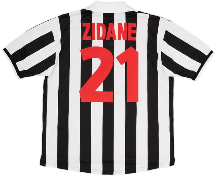 1998-99 Juventus Home Shirt Zidane #21 - 6/10 - (L)
