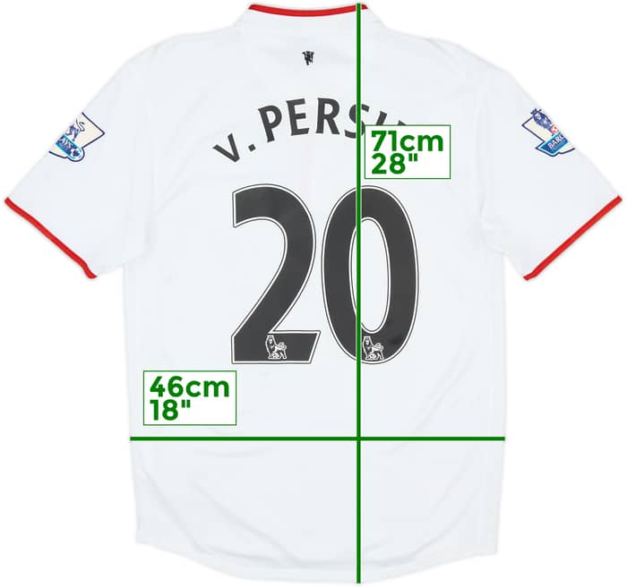 2012-14 Manchester United Away Shirt v.Persie #20 - 7/10 - (S)