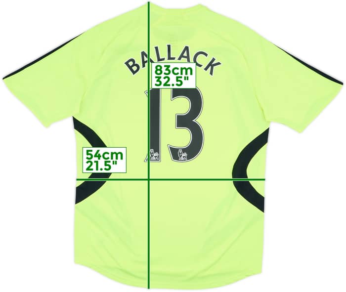 Camiseta de visitante del Chelsea 2007-08 Ballack #13 - 9/10 - (L)