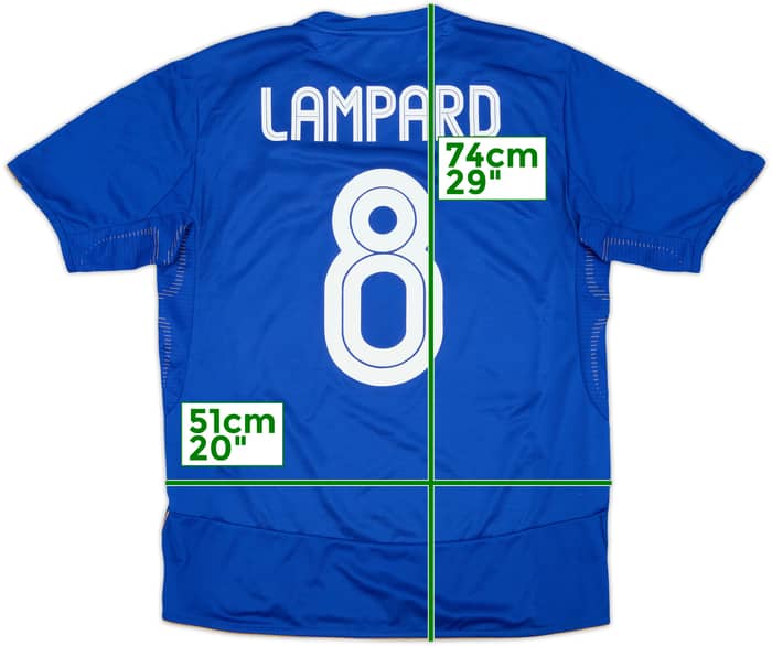 2005-06 Chelsea Centenary Home Shirt Lampard #8 - 8/10 - (M)