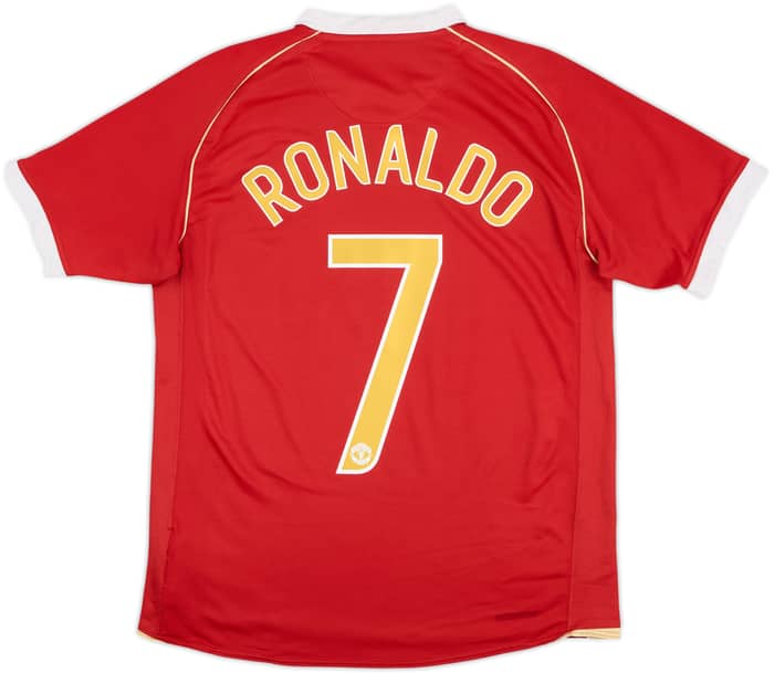 2006-07 Manchester United Camiseta Local Ronaldo #7 - 6/10 - (M)