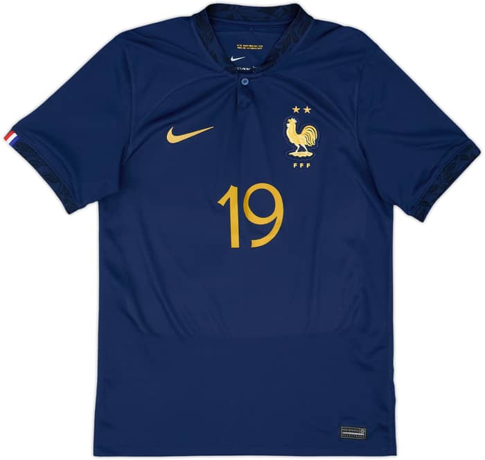 2022-23 France Home Shirt Benzema #19 - 8/10 - (S)