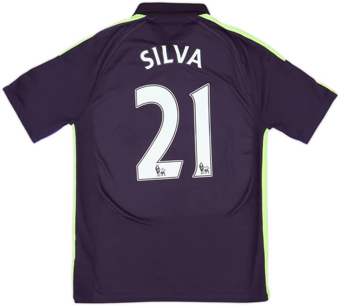 2014-15 Manchester City Third Shirt Silva #21 - 9/10 - (M)