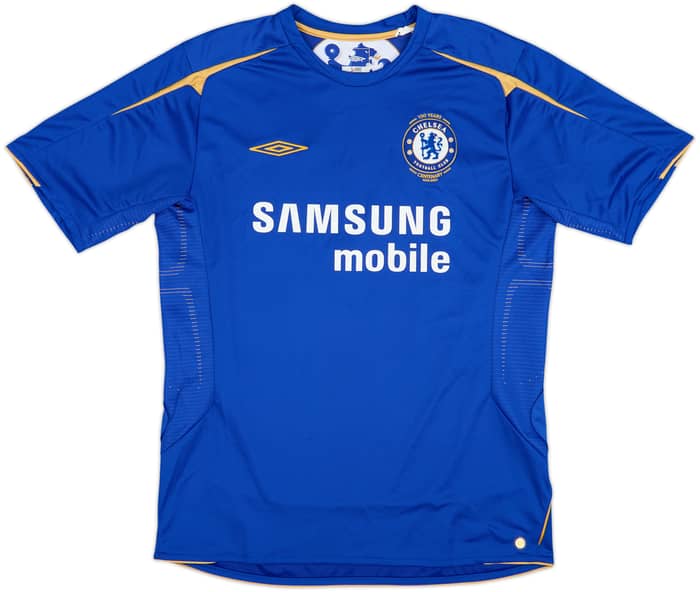 2005-06 Chelsea Centenary Home Shirt Essien #5 - 10/10 - (L)