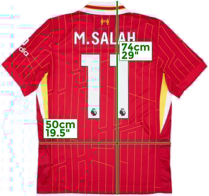 2024-25 Liverpool Home Shirt M.Salah #11 - 10/10 - (M)