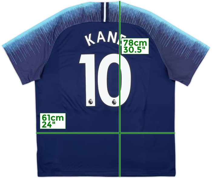 2018-19 Tottenham Away Shirt Kane #10 - 10/10 - (XXL)