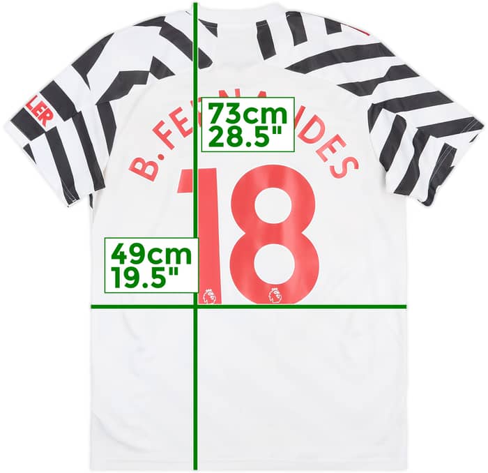 2020-21 Manchester United Third Shirt B.Fernandes #18 - 5/10 - (M)