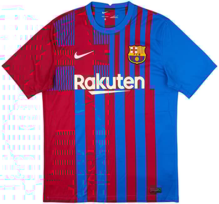 2021-22 Barcelona Home Shirt Gavi #30 - 8/10 - (M)