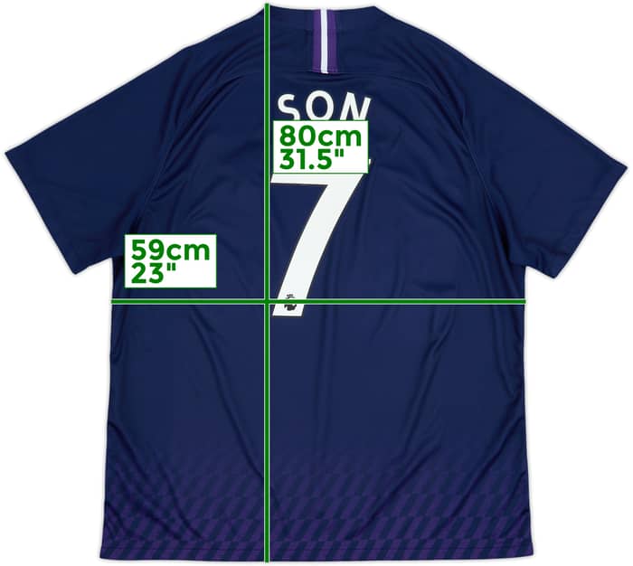2019-20 Tottenham Away Shirt Son #7 - 8/10 - (XXL)