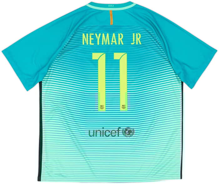 2016-17 Barcelona Third Shirt Neymar Jr #11 - 9/10 - (XXL)