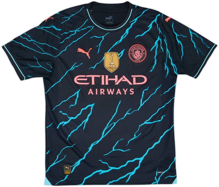 2023-24 Manchester City Third Shirt Haaland #9 - 10/10 - (M)
