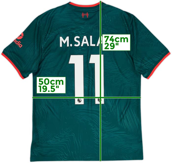 2022-23 Liverpool Third Shirt M.Salah #11 - 8/10 - (M)