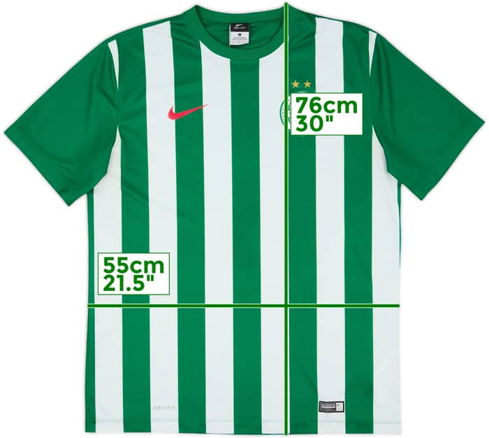 2015-16 Ferencvaros Home Shirt - 7/10 - (L)