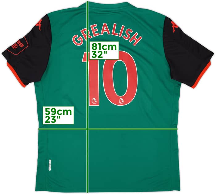 2019-20 Aston Villa Third Shirt Grealish #10 - 8/10 - (XXL)