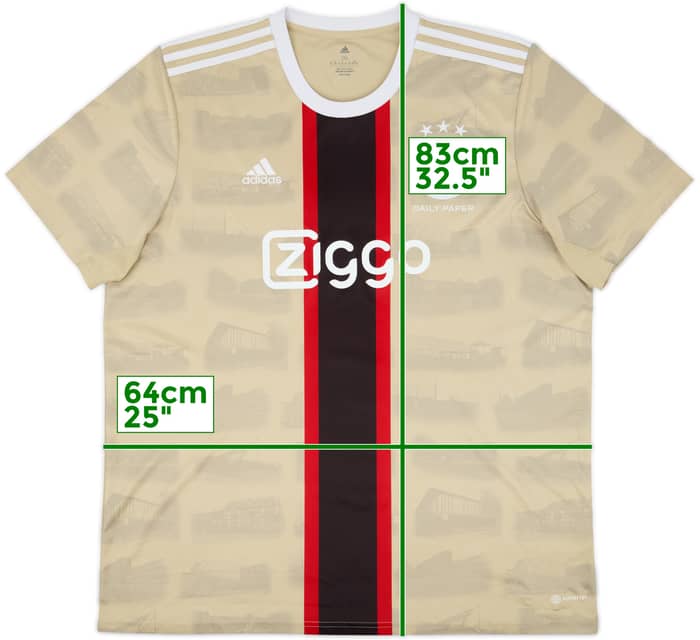 2022-23 Ajax Tercera Camiseta - 9/10 - (XXL)