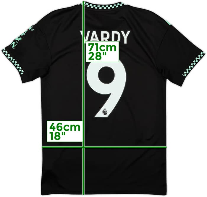 2022-23 Leicester Away Shirt Vardy #9 - 10/10 - (S)