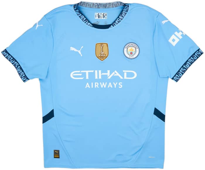 2024-25 Manchester City Home Shirt Haaland #9 - 8/10 - (L)