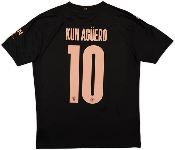 2020-21 Manchester City Away Shirt Kun Aguero #10 - 10/10 - (M)