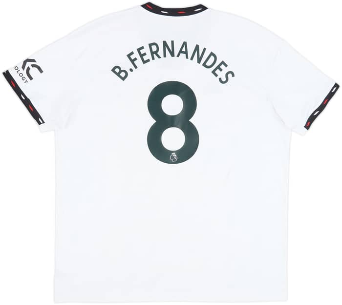 2022-23 Manchester United Away Shirt B.Fernandes #8 - 8/10 - (XXL)