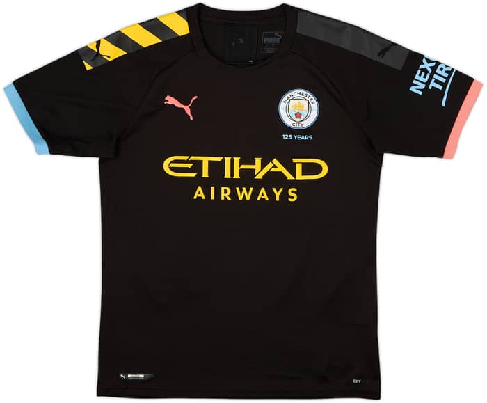 2019-20 Manchester City Away Shirt Kun Aguero #10 - 8/10 - (S)