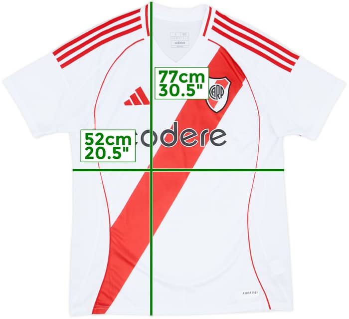 Camiseta de local de River Plate 2025 - 9/10 - (L)