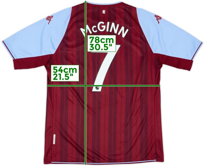 Camiseta de local del Aston Villa 2021-22 McGinn #7 - 8/10 - (XXL)