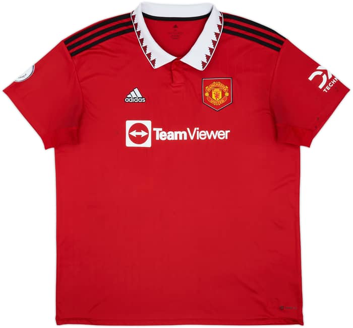 2022-23 Manchester United Home Shirt Martinez #6 - 5/10 - (XXL)