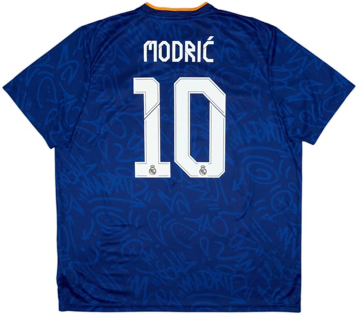 2021-22 Real Madrid Away Shirt Modric #10 - 8/10 - (XXL)