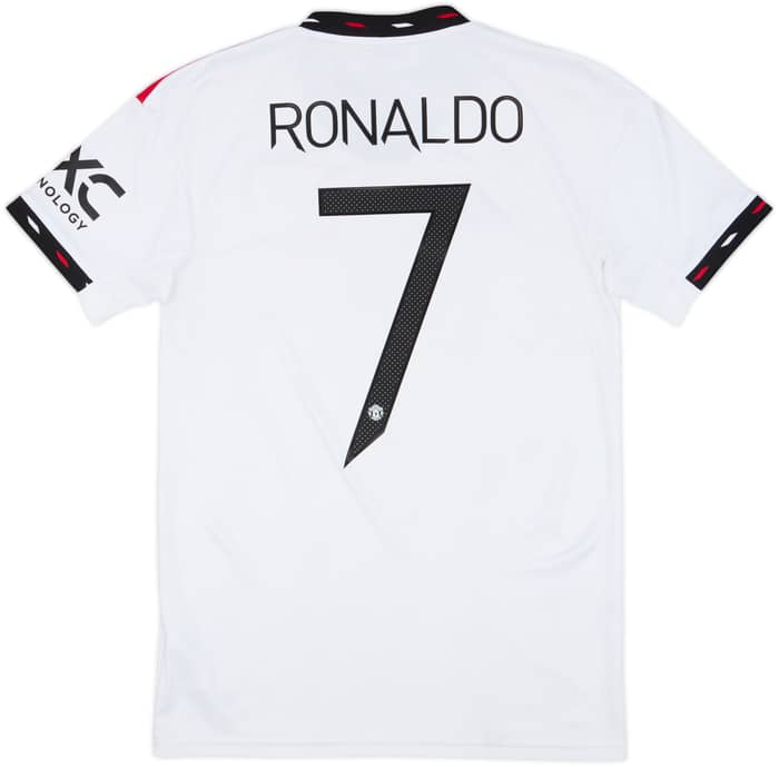 Camiseta de visitante del Manchester United 2022-23 Ronaldo #7 - 6/10 - (XS)